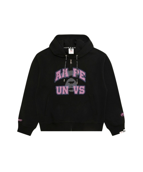 AAPE BASIC ZIP UP HOODIE — худи на молнии AAPE