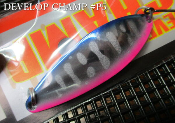 DEVELOP CHAMP 18g/60mm #P05 S — воблер Field Hunter, синий хром, для спиннинга, модель EXPERT SPINNER
