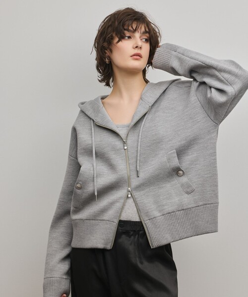 Form knit parker — трикотажная парка