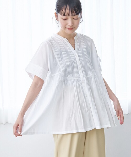 [MARKET] Skipper Pintuck Blouse — рубашка с складками (инфо от продавца)