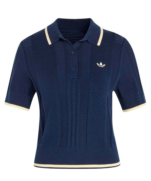 adidas CABLE KNIT CALI TEE POLO / adidas кебл‑нит кали поло