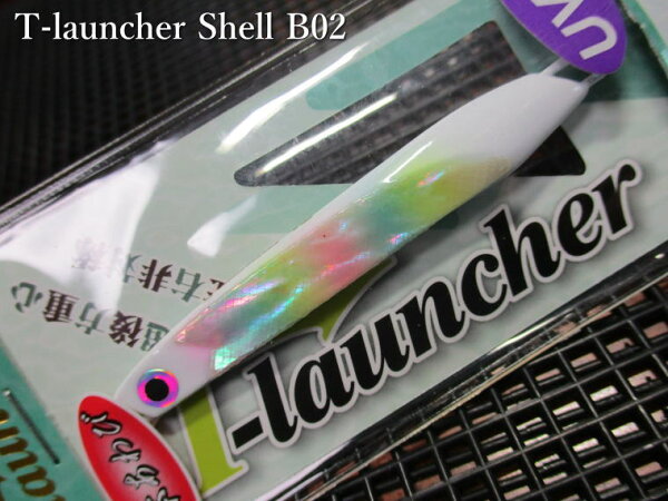 Tea Launcher [Abalone] 12 г / 63 мм #B02 — саха́рная вата, Tlauncher Shell Jigspoon 12 г/63 мм, УФ-обработка, японские характеристики, морской узор