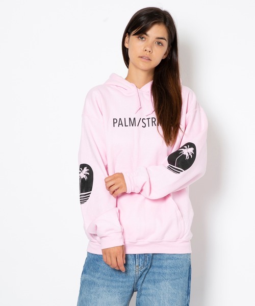 LOGO SWEAT HOODIE by PALM/STRIPES — худи с логотипом (публикация в Safari)