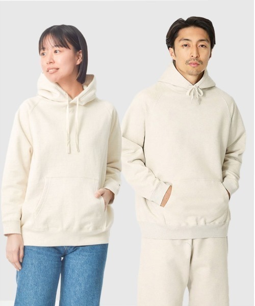 Recycled Cotton Pullover Hoodie — толстовка с капюшоном, сет-ап