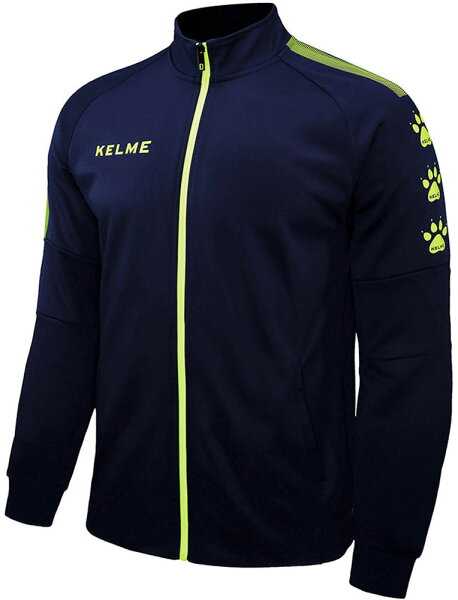 Костюм для тренировок по футболу Kelme Jr. WARM UP‑JACKET 3883324, 4000, синий/неоново‑жёлтый