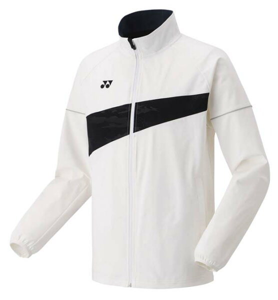 Yonex унисекс футболка Yonex Unitex Night Warm Up (фит‑стайл), белая, размер 2XO YO‑50178‑011‑2XO