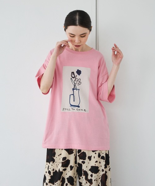 kurry×JEANASIS — BIG PRINT TEE / 1043156