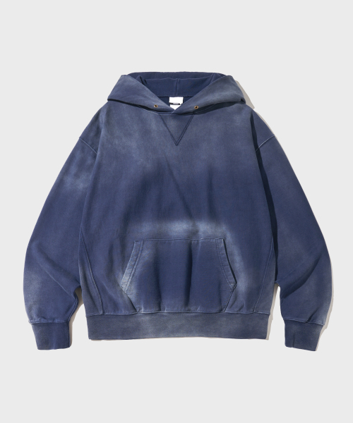 FADE WASHING HOOD SWEAT_NAVY