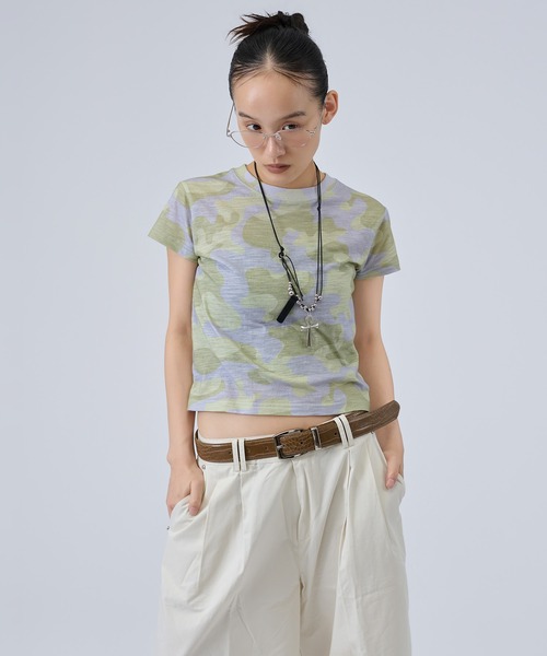SLUB CAMO TEE