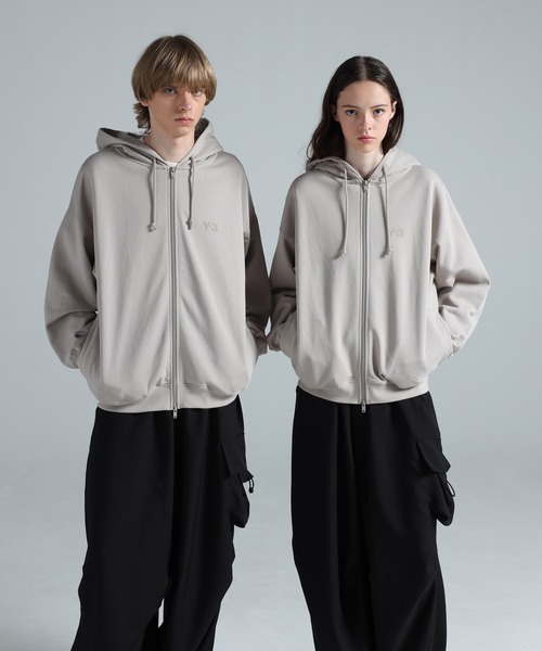 Y-3 Brushed Terry Zip Hoodie — худи на молнии из начёсанного трикотажа Y‑3