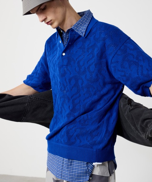 12 Gauge Mesh Polo Shirt — поло из сетчатой ткани 12 Gauge