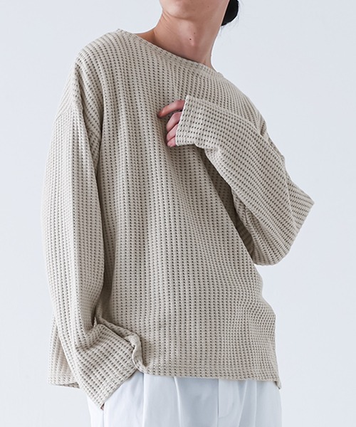 «Boat Neck Waffle Knit» (летний) — модель Summer