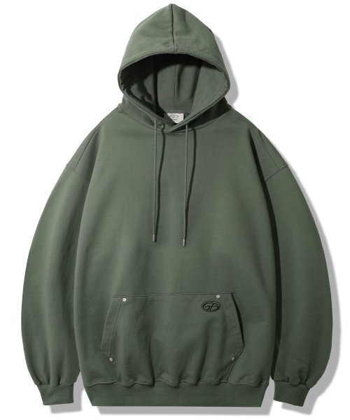 Oversized Mini Logo Hooded Parka — кардиган‑парка «Карк»