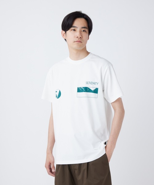 Snow Peak / CF Landscape T-Shirt — футболка Snow Peak с пейзажным принтом