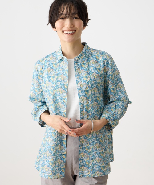 [Liberty] Liberty Print ブラウス — блузка из 100% хлопка Liberty