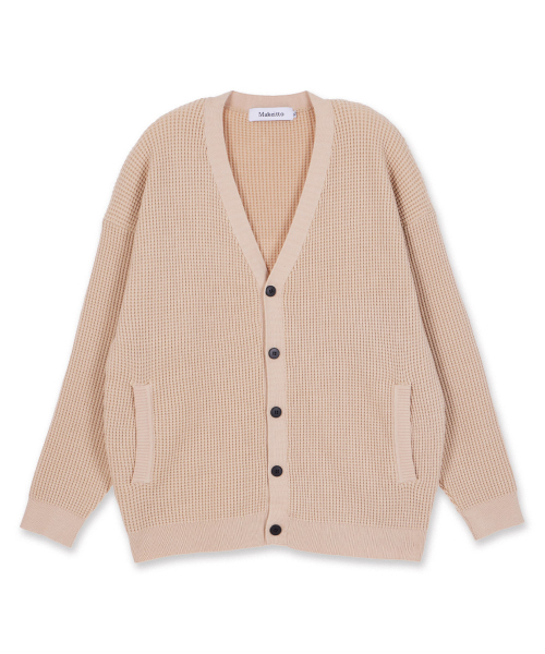 Derribis Coarse Cardigan — бежевый кардиган
