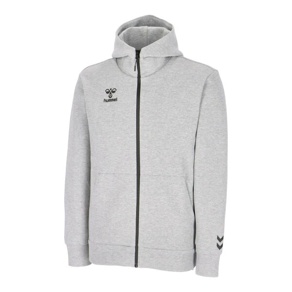 Hummel командная футболка с капюшоном HAP8298, серая, размер S