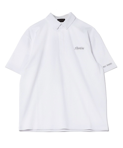QUIET GOLF QG Tech Golf Shirts / гольф-рубашка с быстросохнущим эффектом, охлаждающим прикосновением