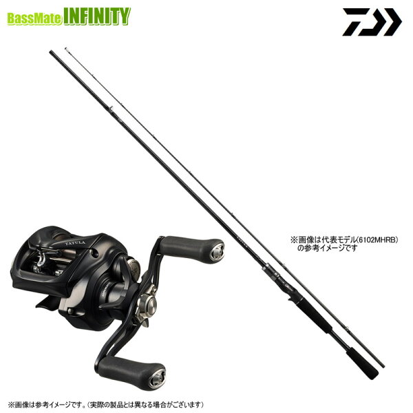 [Набор для начинающих баса (бежевый)] Daiwa Tatula XT 6111HSB (бежевый) + Daiwa Tatula TW 100L левый хай‑вейт