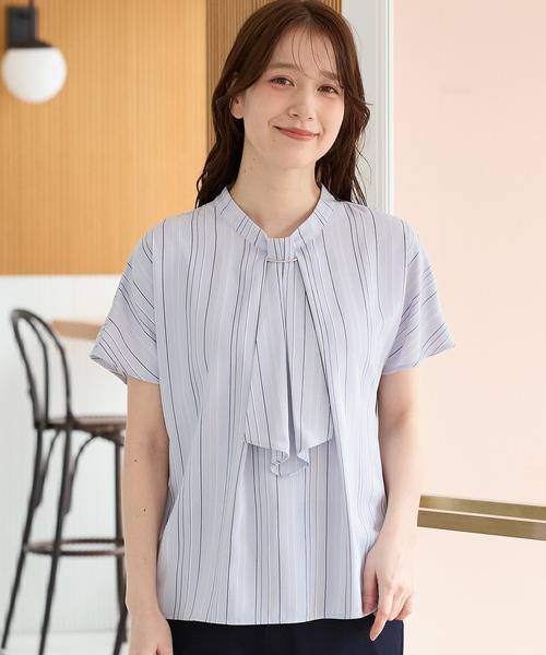 [Охлаждающий контакт] Frence boutaive blouse — охлаждающая блуза с эффектом контакта