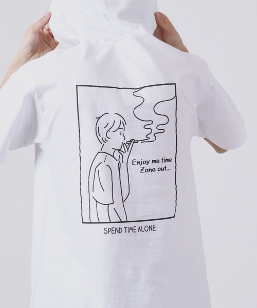 MODISH GAZE Line Just Relax полурукавная футболка Parker