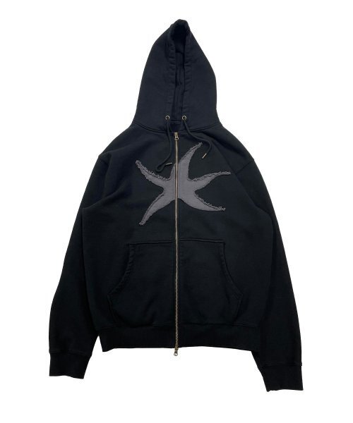 TCM Starfish hooded zip‑up (black) — худи с капюшоном и молнией (черная)
