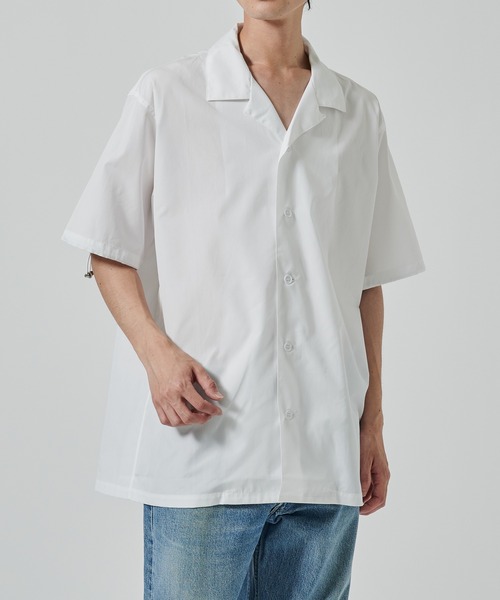 Thomas Mason Open Collar Shirt — рубашка Thomas Mason с открытым воротником