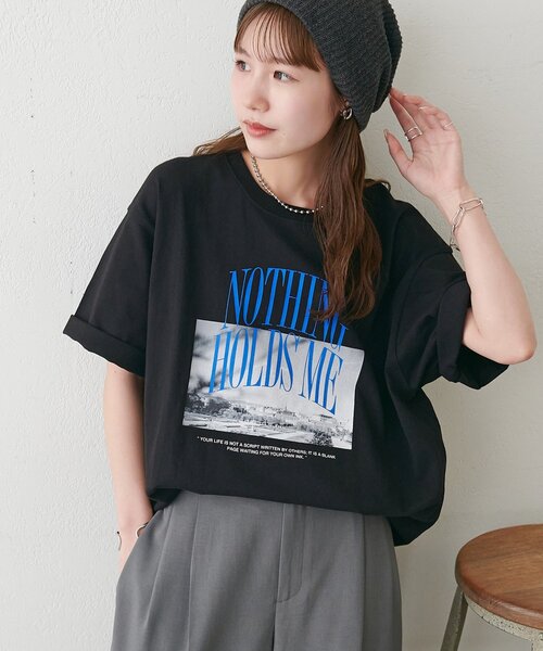 [Enlude] Месседж логотип‑футболка T «UNISEX»