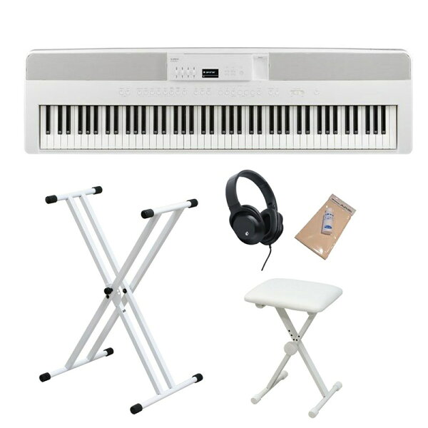 KAWAI ES920W (белый) + X-образная стойка + X-образный футляр [с наушниками] (электронное пианино) (новое)