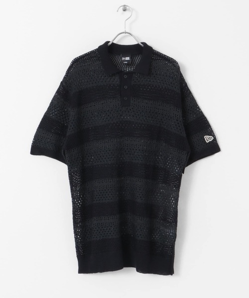 NEW ERA GOLF — поло с коротким рукавом из сетки (Short‑Sleeve Mesh Polo)