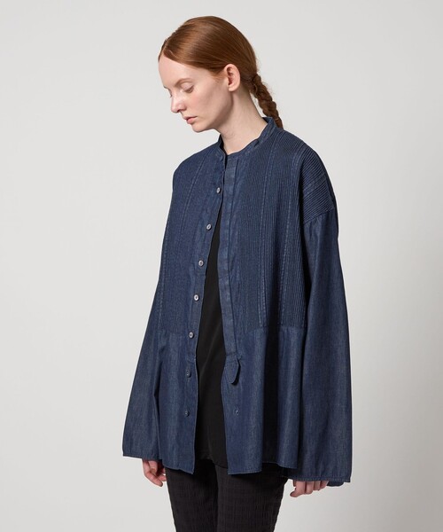 Pheeta Trinity Denim Long‑Sleeve Shirt — унисекс (014CUN‑SH0D)