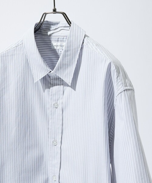 JAMES FABRIC Sided Gazzetto Stripe shirt / over-sized