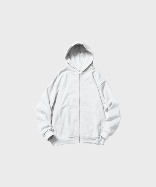 Los Angeles Apparel 14OZ HEAVY FLEECE ZIP UP HOODED SWEATSHIRT фуллзип парка oversize унисекс