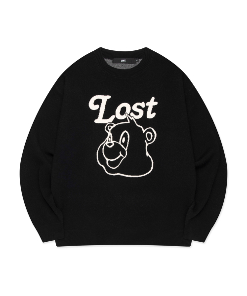 Bear Face knit sweater — черный