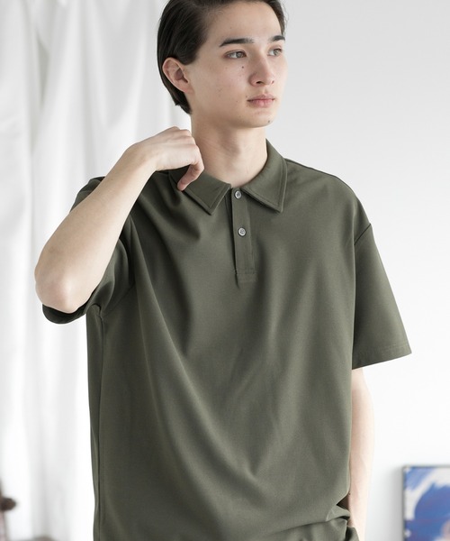 aimoha men SIMPLE POLO SHIRT — рубашка-поло с воротником-резинкой, полурукав (SS)