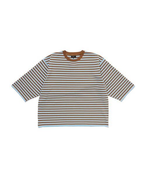 Short knit T‑shirt [Wide Short Fit]