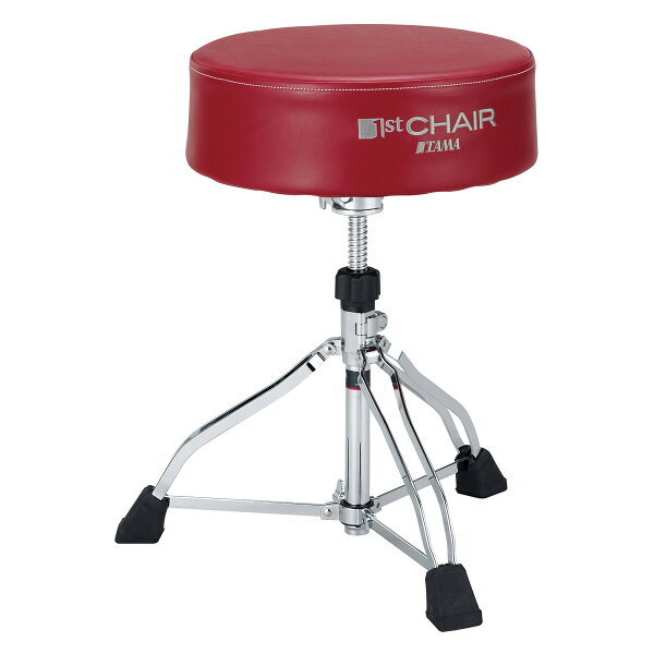 TAMA HT830R — 1st Chair серия барабанной стойки Round Rider XL, красный сиденье (предзаказ)