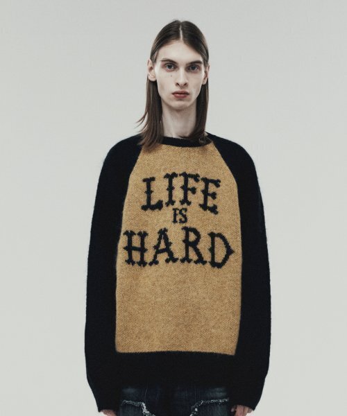 Mohair jacquard sweater — жёлтый (VH2DFUK604A)