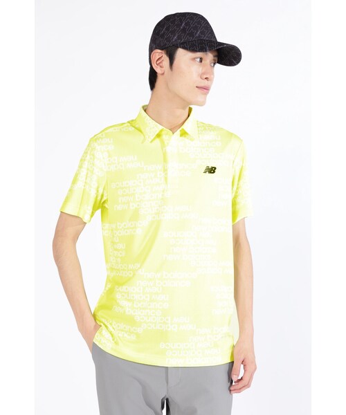 [new balance golf] Чекер × Rogo × Чидори клетчатая футболка с коротким рукавом (MENS SPORT)