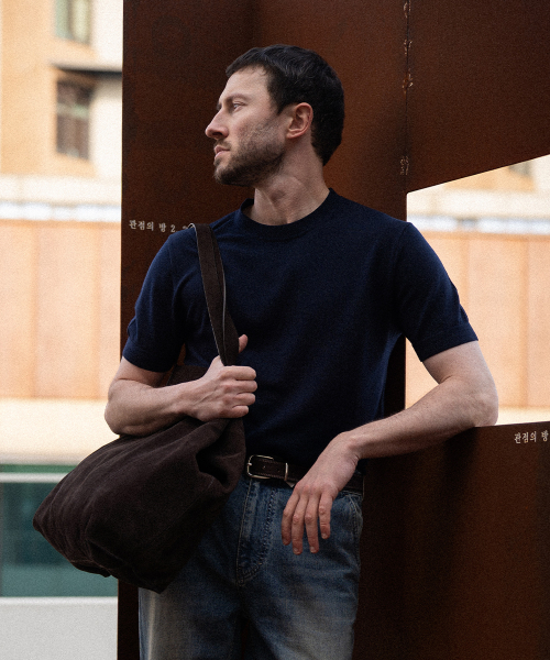 [Zegna итал. импорт] Zegna YARN Laund knit Nevy — Zegna Summer Wool 100