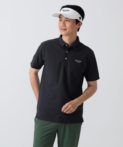[MEN] PURPLE LABEL / джакардовая полосатая футболка