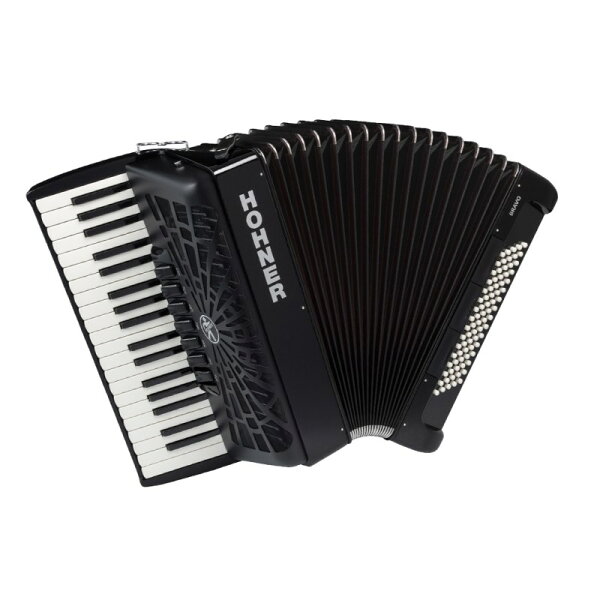 Hohner Bravo III 80 BLK — аккордеон пьяноформный 37 клавиш, цвет: чёрный (в магазинной комплектации)