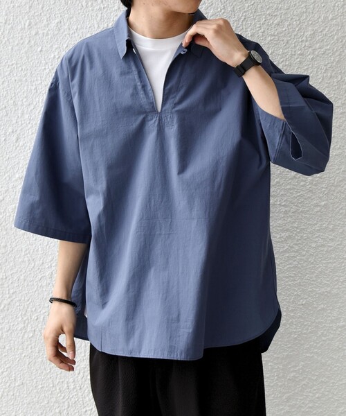 SHIPS any: — Voile Skipper Half Sleeve Pullover, можно стирать в машинке.