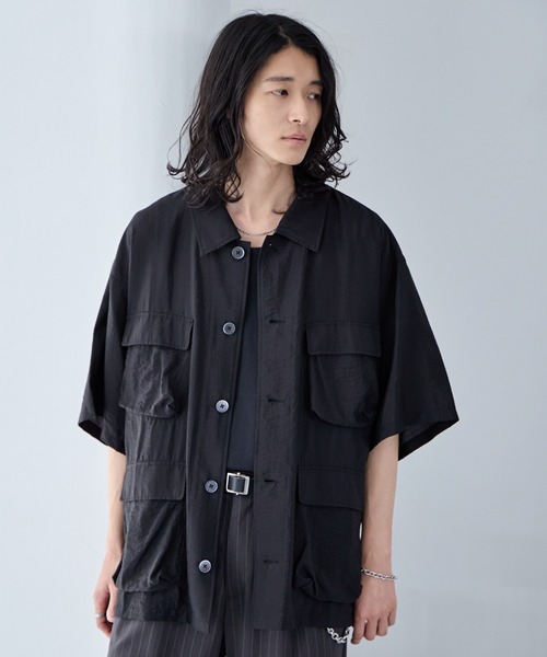 Sheer Nylon Fatigue Shirt — прозрачная нейлоновая рабочая рубашка