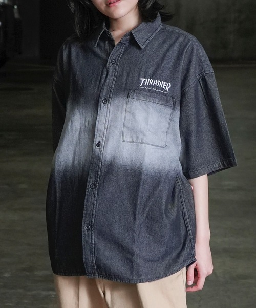 FADE S/S SHIRTS / THRASHER — поло‑футболка с принтом