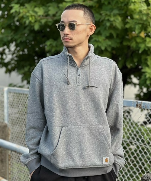 [Carhartt WIP] LUTHER HALF ZIP SWEATSHIRT — свитшот с половинной молнией