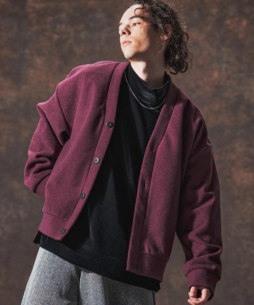 mcg3689 — loose‑style knit шерстяной свитер‑кардиган JIH‑R1122