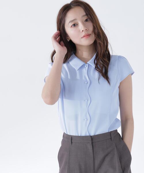 Front scarf cap blouse — блуза с передним шарфом‑капюшоном