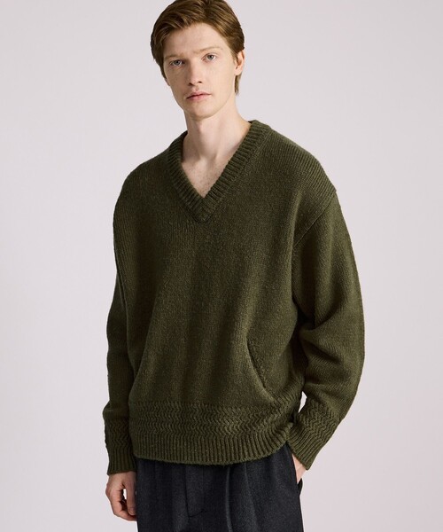 Nicholas Low Gage V‑neck свитер