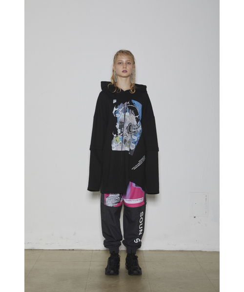 Стрит‑джаггер — relaxed fit hooded parka (модель POOF)